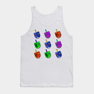 Dreidel Pattern Tank Top